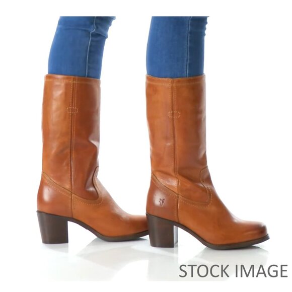 FRYE KENDALL PULL-ON BOOT in COGNAC – LIKE NEW!!! - Picture 3 of 14